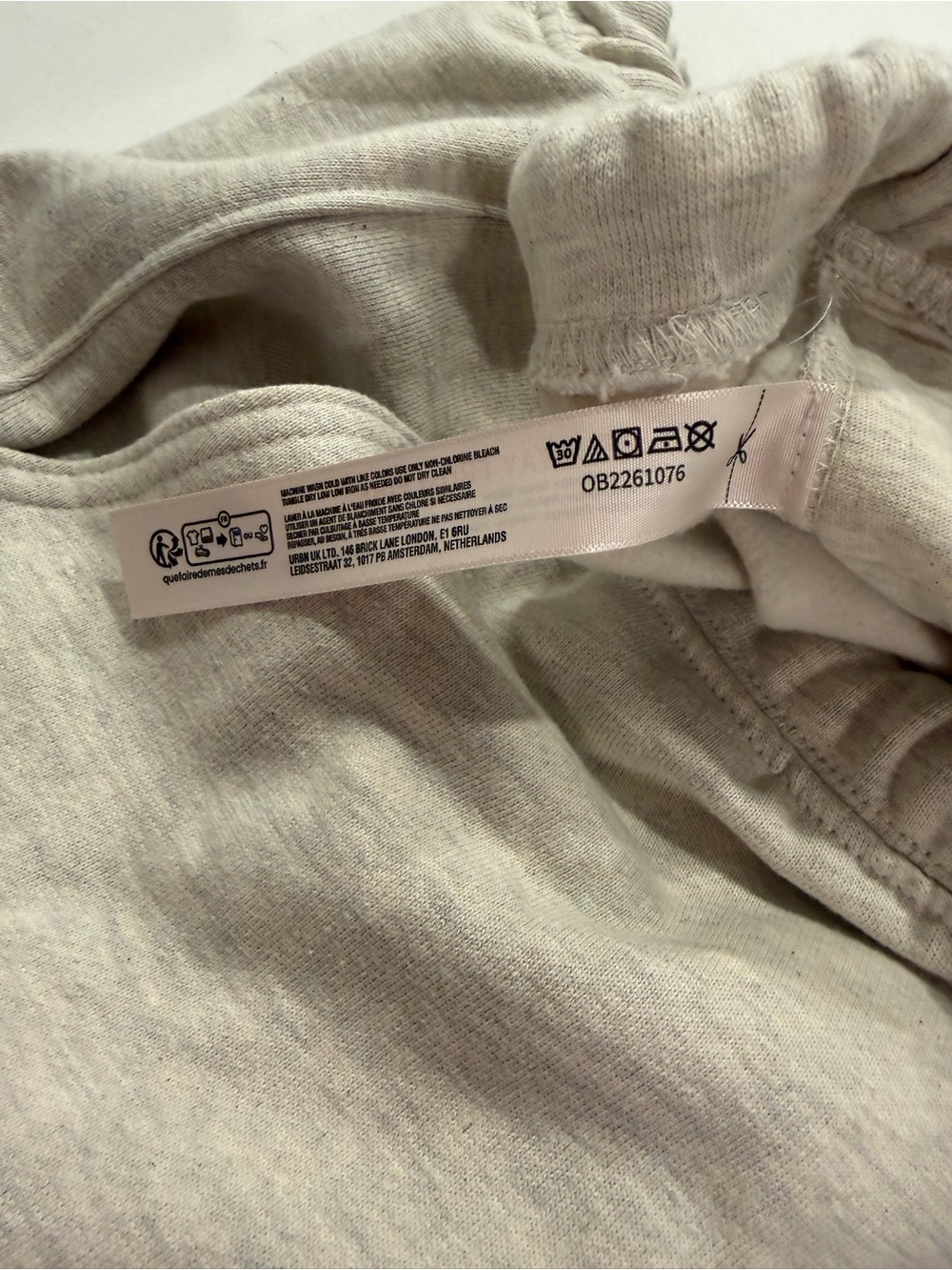 FP Movement by Free People Oatmeal Heather Raw Hem Sweat Shorts - Size M NWOT - Picture 3 of 8